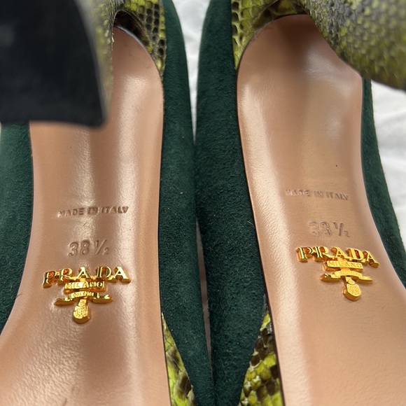 Stunning Prada Platform Heels Pumps 38 1/2 - Picture 6 of 10
